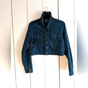 Free People Cropped Corduroy Jacket